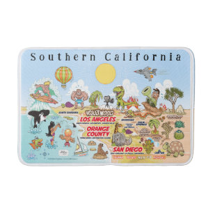 Alfombrilla De Baño Cute SoCal Bath Mat