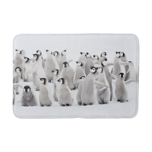 Alfombrilla De Baño Cutest Baby Animals | Emperor Penguin Chicks (Anverso)