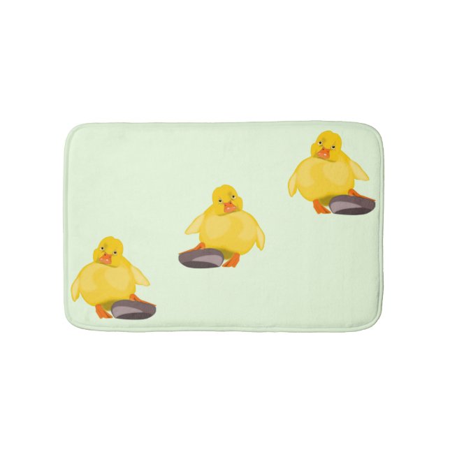 Alfombrilla De Baño Cuto pato amarillo (Anverso)