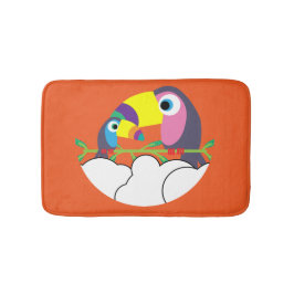 Alfombrilla De Baño Cuto Toucan | Amar a los turistas | Aves divertida
