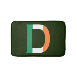 Alfombrilla De Baño D Monograma sobrepuesto sobre el bmcnt de la bande