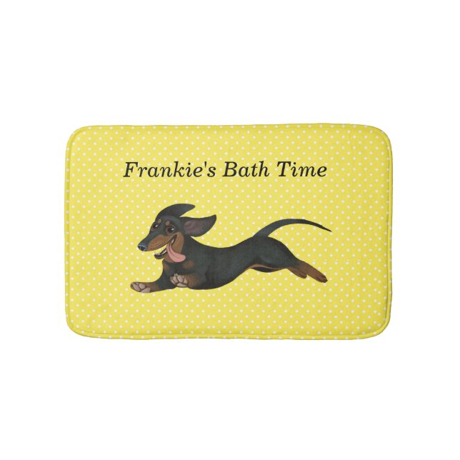 Alfombrilla De Baño Dachshund Bath Mat (Anverso)