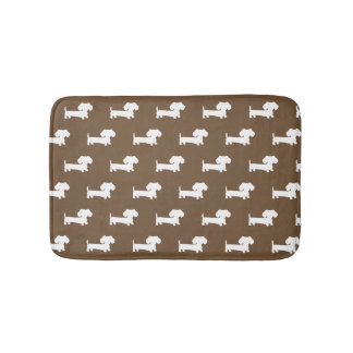 Alfombrilla De Baño Dachshund Bath Mat Brown Doxie Bathroom Rug