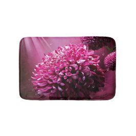 Alfombrilla De Baño Dahlia Flowers