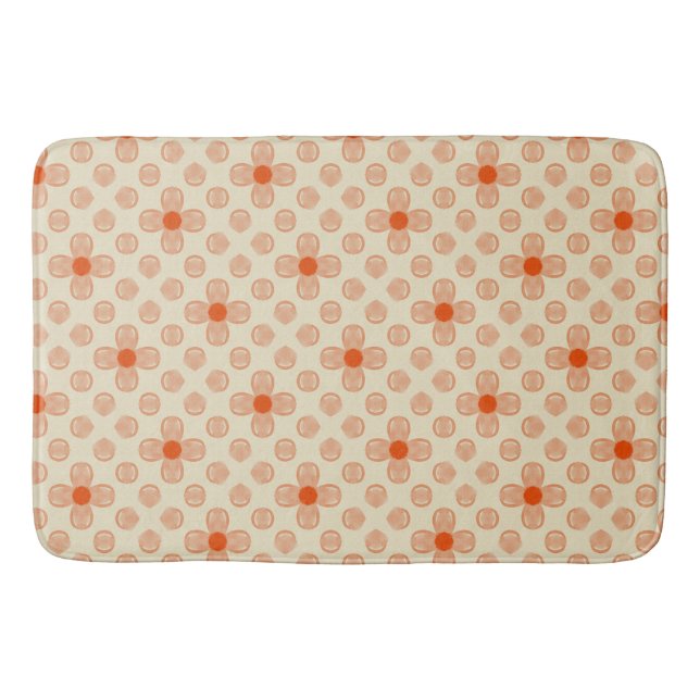 Alfombrilla De Baño Dainty Dot Florals (Anverso)