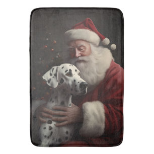 Alfombrilla De Baño Dalmacia Con Navidades Festejos De Santa Claus