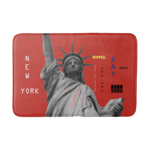 Alfombrilla De Baño Dama de libertad de Nueva York