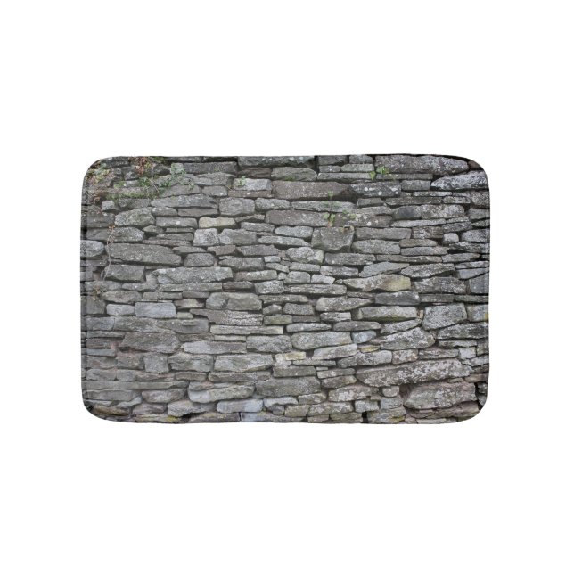 Alfombrilla De Baño Damasco barroco: Patrón floral de lujo (Anverso)