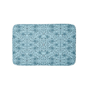 Alfombrilla De Baño Damasco florido del trullo