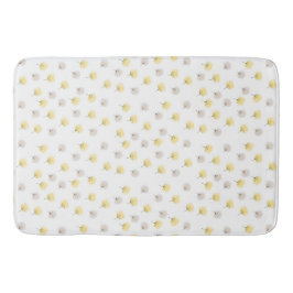 Alfombrilla De Baño Dandelias flotantes, acuarela