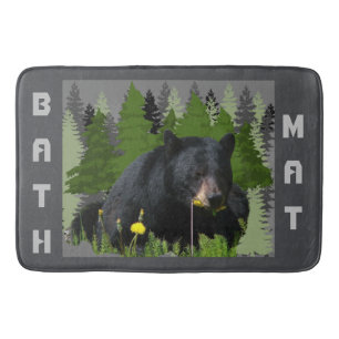 Alfombrilla De Baño Dandelion Bath Mat de oso negro