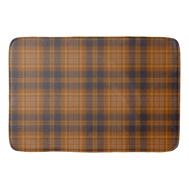 Alfombrilla De Baño Dark Brown Checkered (Anverso)