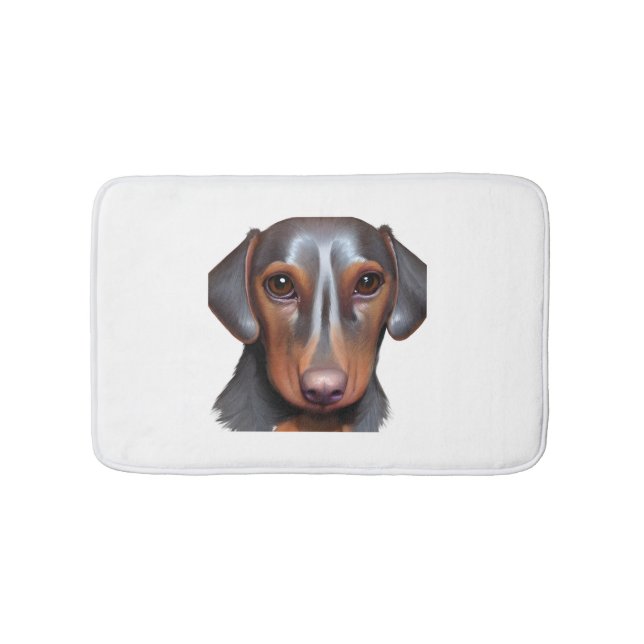 Alfombrilla De Baño Darling Dachshund (Anverso)