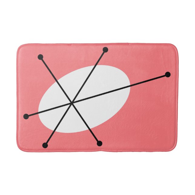 Alfombrilla De Baño Dazzle Mata de baño rosa (Anverso)