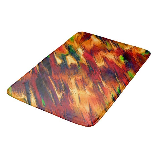 Alfombrilla De Baño De rojo a naranja, un poco verde (Angular)