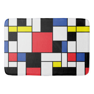 Alfombrilla De Baño De Stijl Neoplástico Art