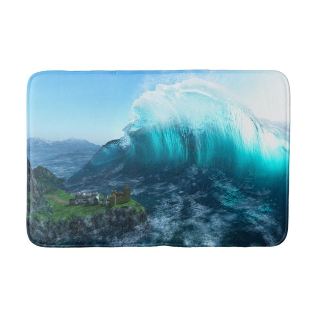 Alfombrilla De Baño Debajo de la ola de Bathmat (Anverso)