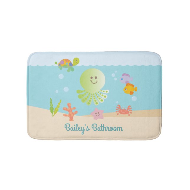 Alfombrilla De Baño Debajo del baño de los niños (Anverso)
