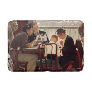Alfombrilla De Baño Decir tolerancia de Norman Rockwell
