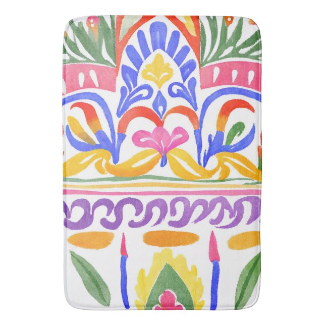 Alfombrilla De Baño decoración tradicional rumana (Frente vertical)