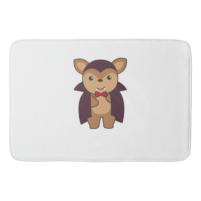 Alfombrilla De Baño Deer Halloween Cute Devil Vampire Costume (Anverso)