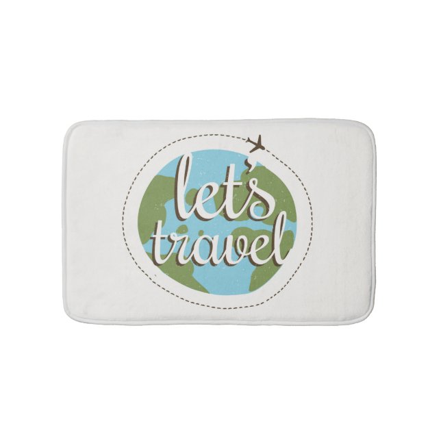 Alfombrilla De Baño Deja para ir viaje (Anverso)