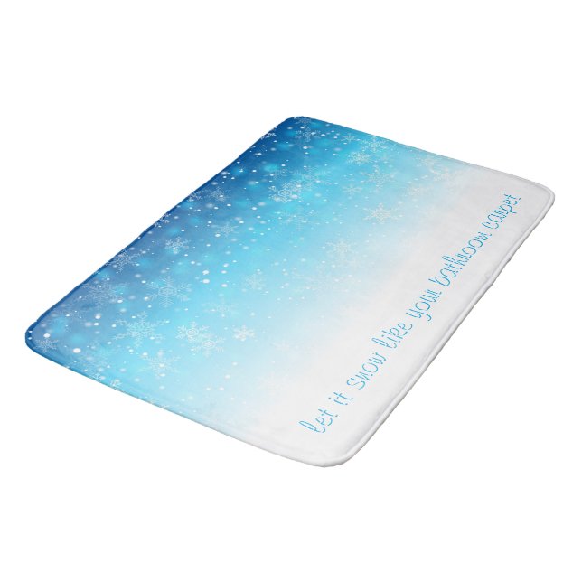 Alfombrilla De Baño Dejemos que nieve grande (Angular)