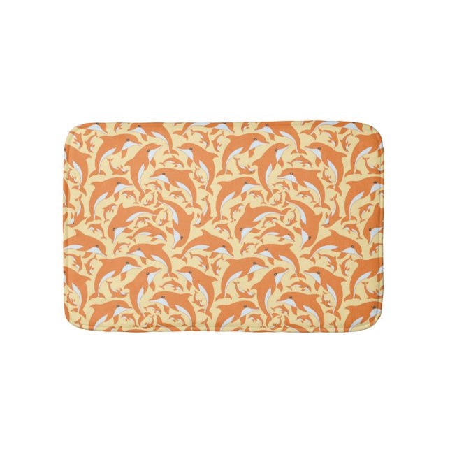 Alfombrilla De Baño Delfines Cute (Anverso)