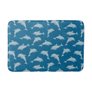 Alfombrilla De Baño Delfines juguetones Diseñar Mat de baño