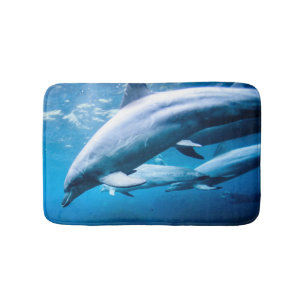 Alfombrilla De Baño Delfínes subacuáticos