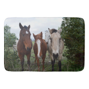 Alfombrilla De Baño Deliciosos problemas de caballos, Bathmat de espum