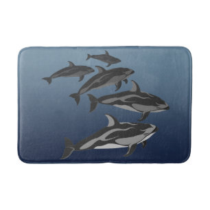 Alfombrilla De Baño Delphin Bath Mat Dolphin Art Baño Decoración