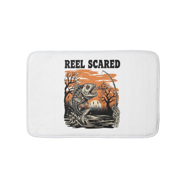 Alfombrilla De Baño Demasiado espacio para la Halloween escolar (Anverso)