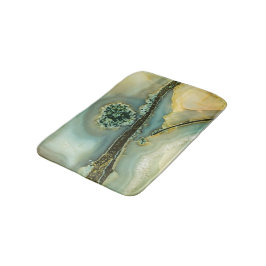 Alfombrilla De Baño Dentro de una piedra semipreciosa