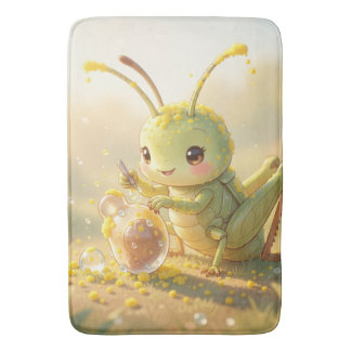 Alfombrilla De Baño Der Grashüpfer und das Nektarkunstwerk