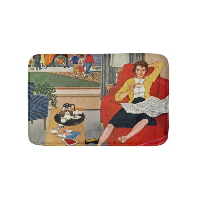 Alfombrilla De Baño Descanso para tomar café de la mañana (Anverso)