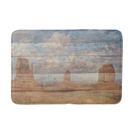 Alfombrilla De Baño Desert Landscape Sandstone Buttes And Heavenly Sky