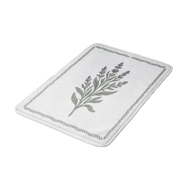 Alfombrilla De Baño Desert Sage botánico (Angular)