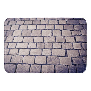 Alfombrilla De Baño Detalle de calle empedrada, horizontal