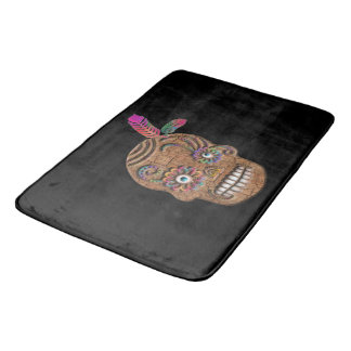 Alfombrilla De Baño Día de la Calavera del Azúcar Muerto (Cedar)