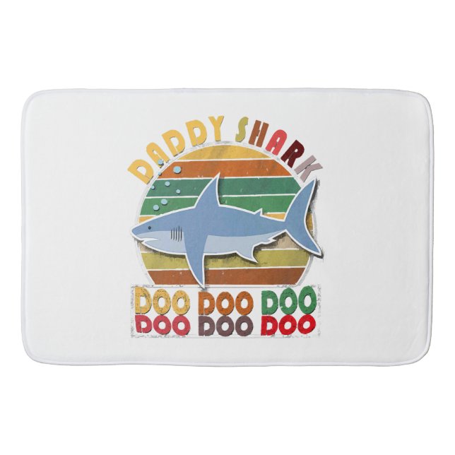 Alfombrilla De Baño Día de los Padres del Tiburón (Anverso)