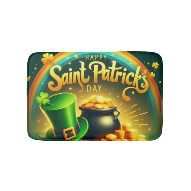 Alfombrilla De Baño Día de San Patricio (Anverso)