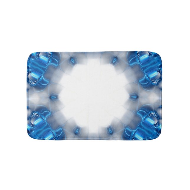Alfombrilla De Baño Diamantes azules (Anverso)