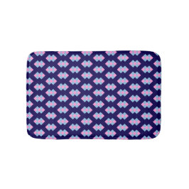 Alfombrilla De Baño Diamond Blue Bath Mat