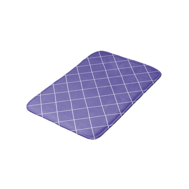 Alfombrilla De Baño Diamond Pattern purple (Angular)