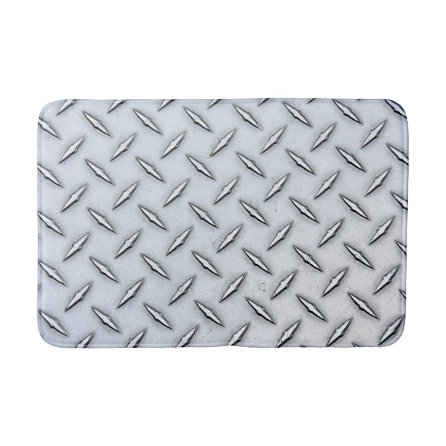 Alfombrilla De Baño Diamond Plate Steel (Anverso)