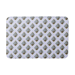 Alfombrilla De Baño Diamond Shaped Goose By Pond Bath Mat