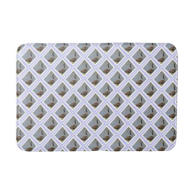 Alfombrilla De Baño Diamond Shaped Goose By Pond Bath Mat (Anverso)