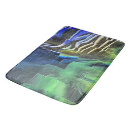 Alfombrilla De Baño Dibujo abstracto de mosaico ligeramente tallado y 