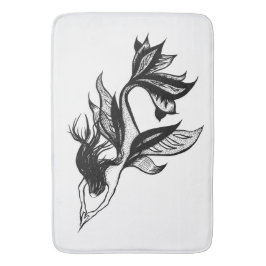 Alfombrilla De Baño Dibujo Tatuaje Tatuaje De Tinta Con Sombra Sombra